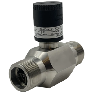 BlueFlow Bluetooth Inline Turbine Flow Meter